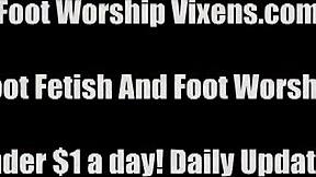 She Gives a Detailed Footjob to Him Right After School Ends