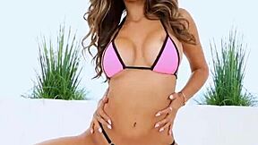 Ava amira gets mouth and pussy fucked intensely before being covered in cum