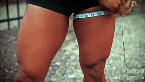 Tia Marie's Intense Muscle Bicep Measurements