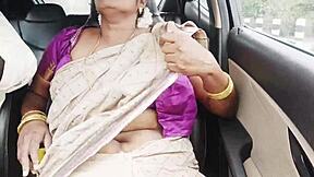 Saree Clad Big Boobs Indian Aunty Fucks Son In Law
