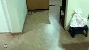 My stepbrother provides two vibrators for my masturbation in spanish