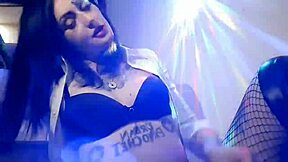 Dominatrix Nika Seduces With Natural Tits In Black Bra