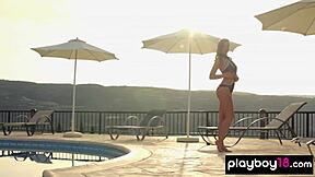 Glamorous Nude Ukrainian Muse Kailena Sunbathing And Posing For Playboy