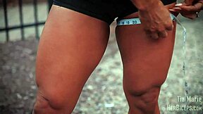 Tia Marie's Intense Muscle Bicep Measurements