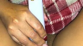 sexy latina's wet pussy up close in sensual action