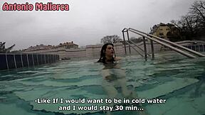 petite spanish pickup in thermal bath massage