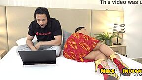 huge ass desi bhabhi fucked hard by devar in ass and pussy!