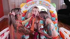 Sluts' Squirting Anal Fisting Tease