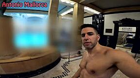 petite spanish pickup in thermal bath massage