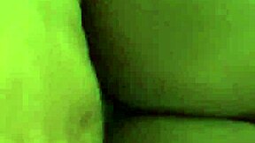 Sexy ebony gets black cum all over her