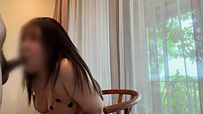 Fat Girl's Big Ass Fucked In Bikini Costume