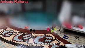 petite spanish pickup in thermal bath massage