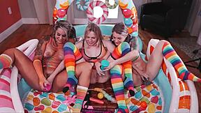 Sluts' Squirting Anal Fisting Tease