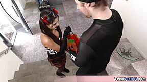 katya's halloween costume fuck party