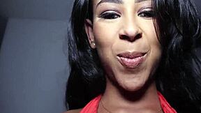 Mikaella Souza, the amateur Latina with a big butt, gets pounded hard in POV and loves every thrust