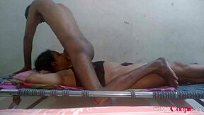 Indian couple - horny telugu wife couldn't wait to fuck wild sex
