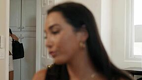 Cheating wife Karlee Grey is straight but enjoys lesbian sex