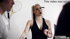 big tits milf fucks star player in office 😏