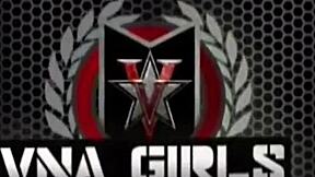 hot vicky vette performs sexy striptease while rubbing perfect pussy