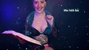 Miss Faith Rae delivers femdom audio instructions for horny pets in caged bdsm chastity tasks.