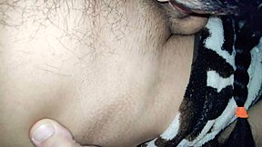 Wife gives deep throat blowjob while fingering ass