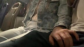 Showing My Dick On Public Bus, She Touches It