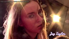 jay and loni share a gentle dance with light