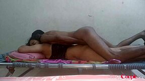 Indian couple - horny telugu wife couldn't wait to fuck wild sex