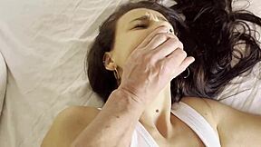 Fucked stepsister in morning doggy style