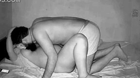 Stepsis and stepbrother share a bed in the bedroom