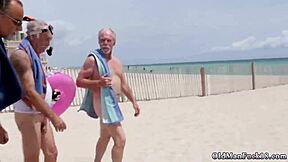 old step dad and two young daughters staycation with latin hottie