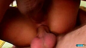 she enjoyed two big dicks in her holes and cum in mouth