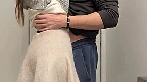 petite girl moans with intense pleasure in toilet