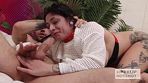 Luna Baby Gets Throat Fucked