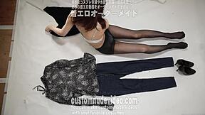 Underwear fetish striptease with clothes ripped amateurs