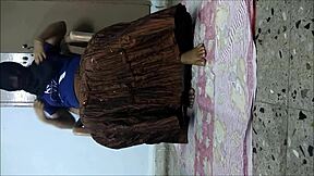 piyali fucks herself with dildo and squirts cum in indian milf teacher scene