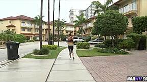 spotted the neighborhood cougar with big tits cheating on her husband