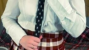 Busty Teacher Strapon Play Session