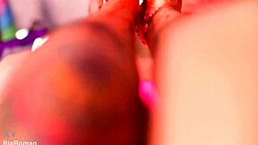 Making her feet totally messy