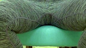 Teen girl poses playfully for her sugar daddy