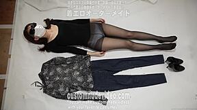 Underwear fetish striptease with clothes ripped amateurs