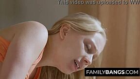 Skinny sisters talk and fuck hard!