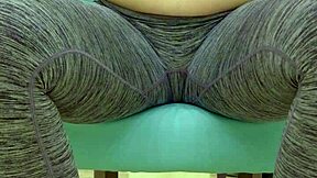 Teen girl poses playfully for her sugar daddy