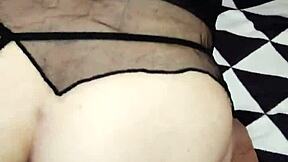 Mature wife fucked in tight anal and pussy holes