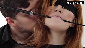 Blindfolded Russian Babe Jia Lissa Gets Fucked From Behind While Standing