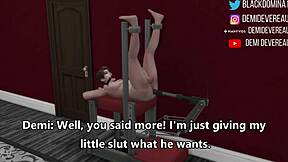 ebony domina gives a guy what he wants