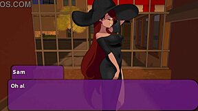 Halloween harem features big cock fucking and cumshots