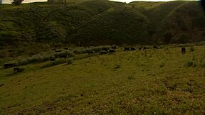 Brooke Ballentyne Fucks A Hired Ranch Hand By The Fireside Outdoors SqF