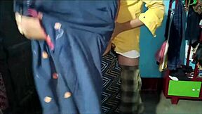 Indian Bengali Hot Sexy Bhabhi Fucked in Blue Suit