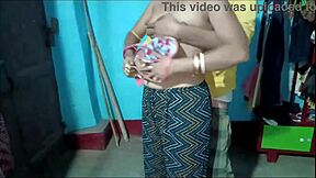 Indian Bengali Hot Sexy Bhabhi Fucked in Blue Suit